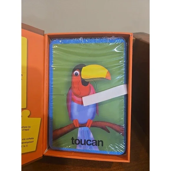 Opposites & Animals Puzzles:Picture Puzzles Book Spice Box Preschool - Lot Of 2 - Picture 8 of 11